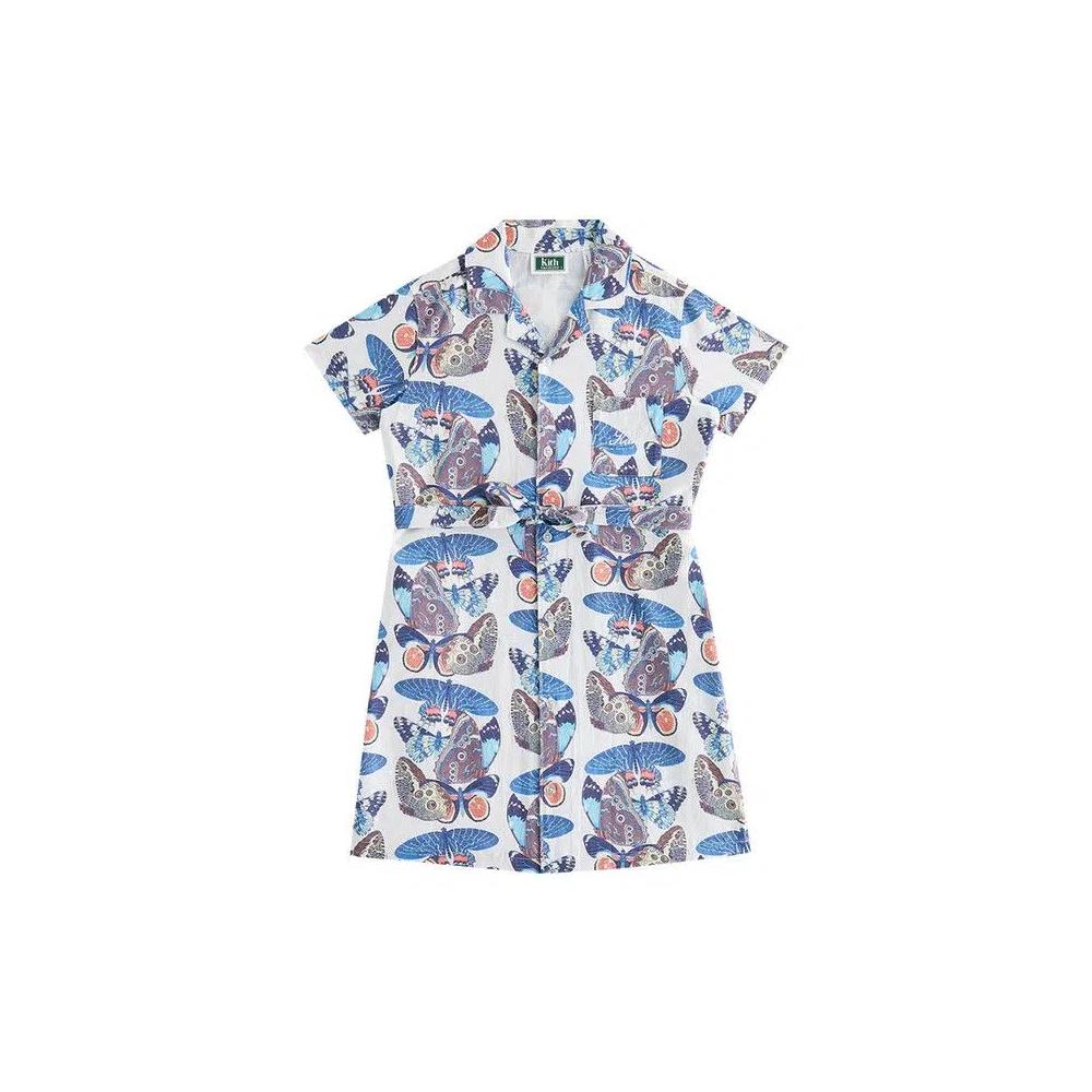 Платья Kith Kids For AMNH Shirt Dress 'White' 2