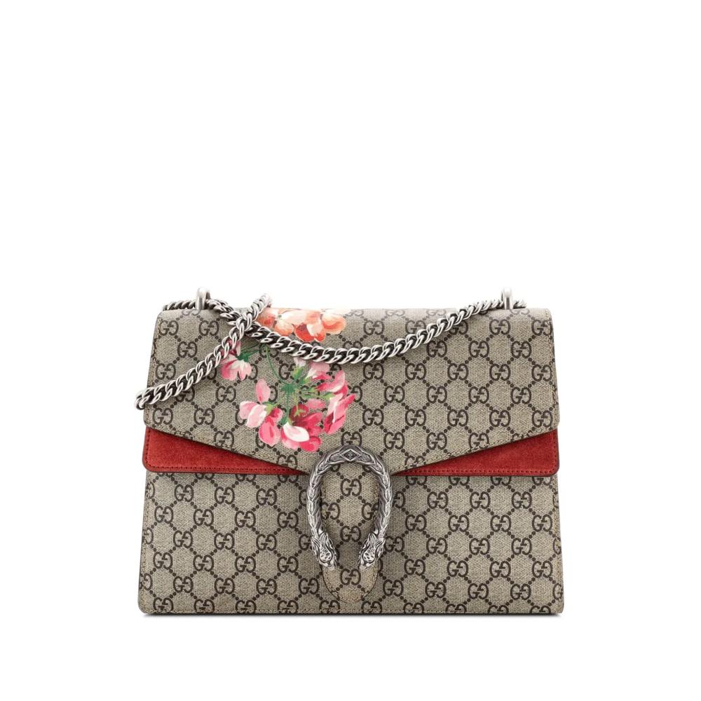 Сумка на плечо Dionysus Bag Blooms Print GG Coated Canvas Medium 1