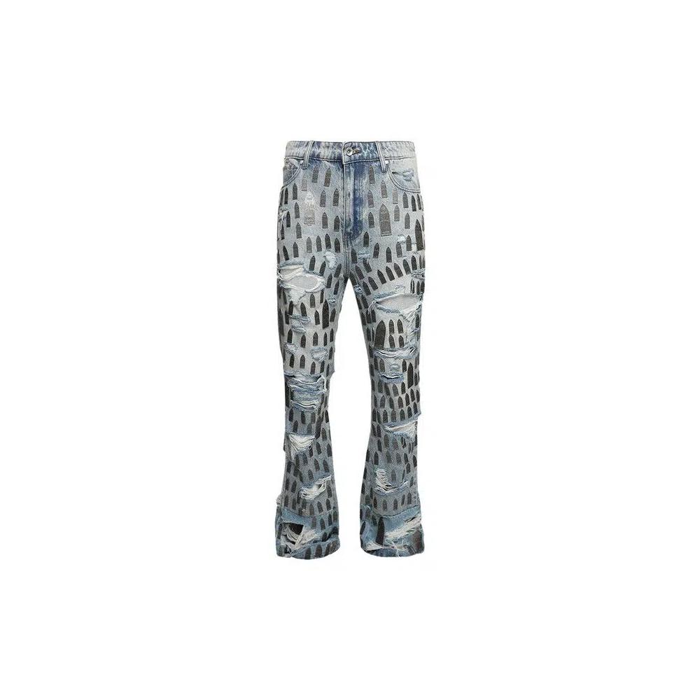 Джинсы Who Decides War Max Hardware Denim Pant 'Небесный' 1