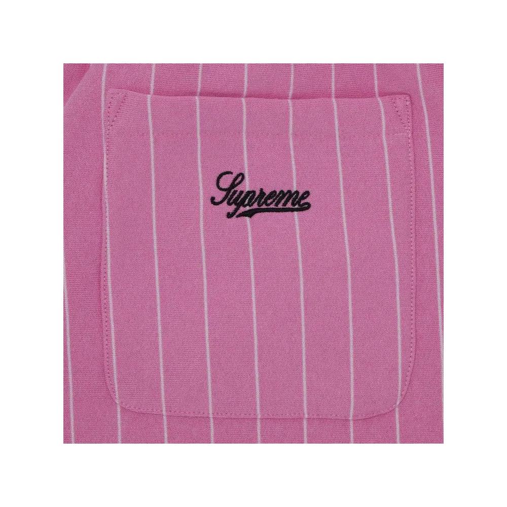 Шорты Supreme Pinstripe Sweatshort 'Pink' 3