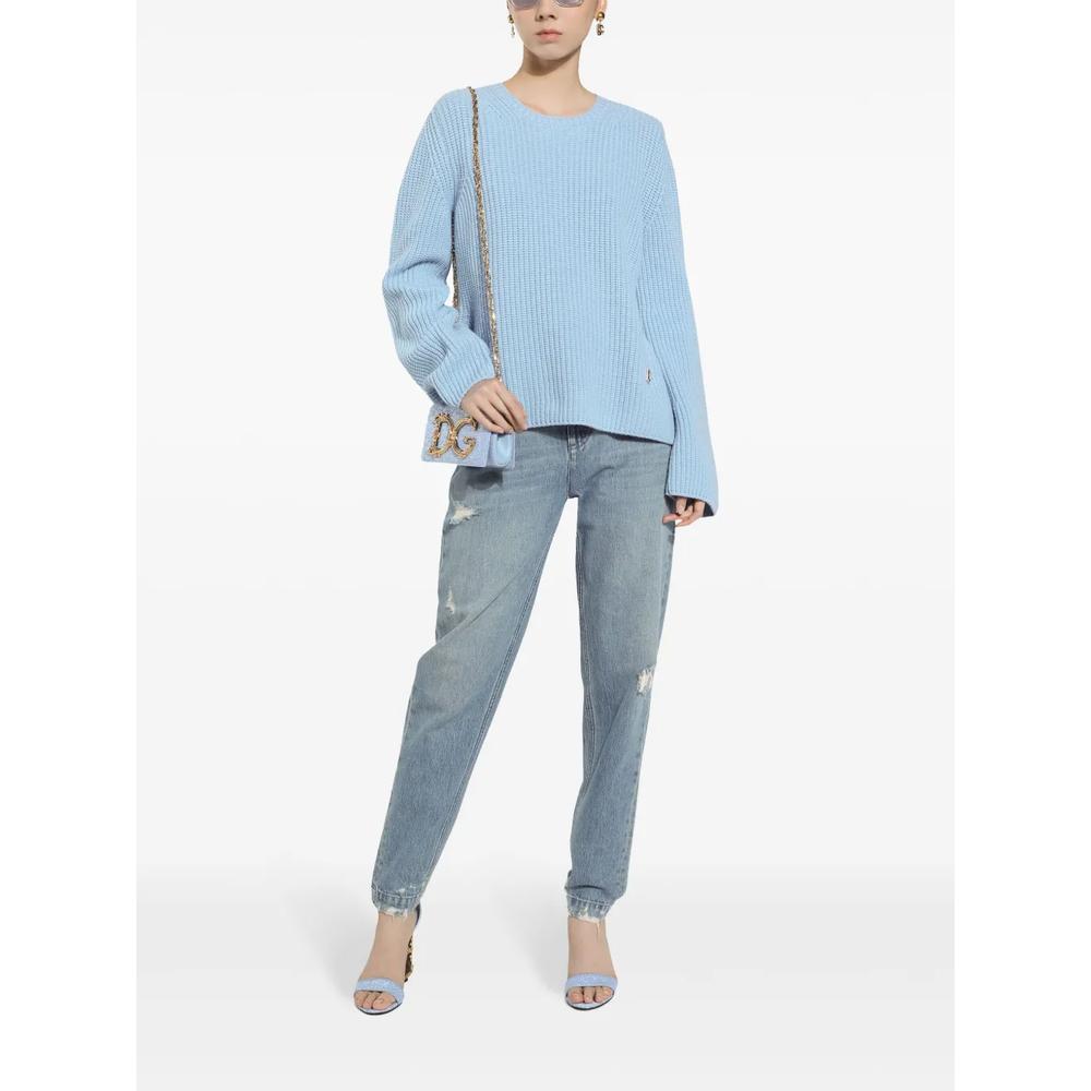Джинсы с прорезями 2