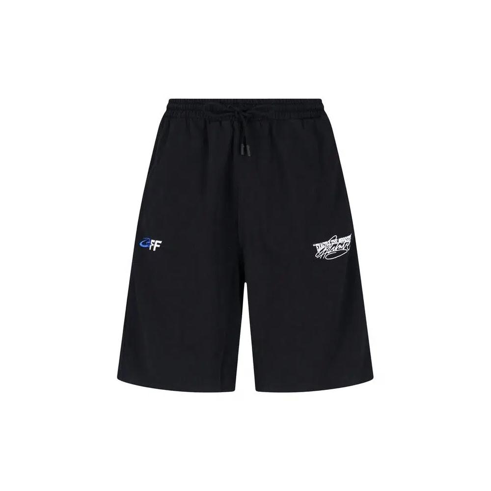 Шорты Off-White Exactly The Opposite Arrow Skate Sweatshorts «Black» 1