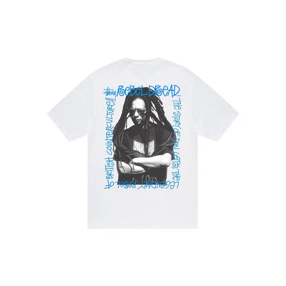Футболки Stussy Rebel Dread Tee «White» 2