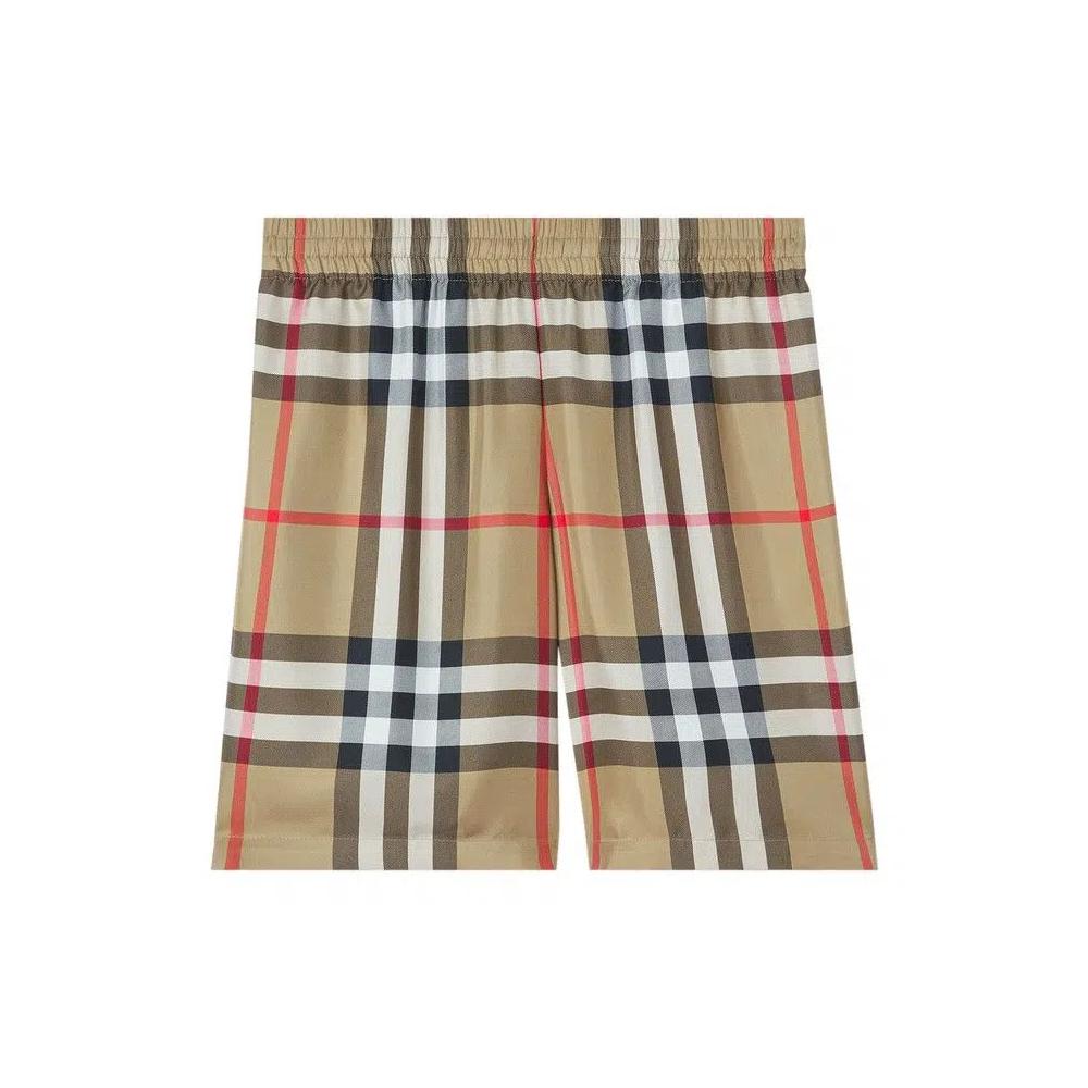 Шорты Burberry Check Silk «Archive Beige» 1