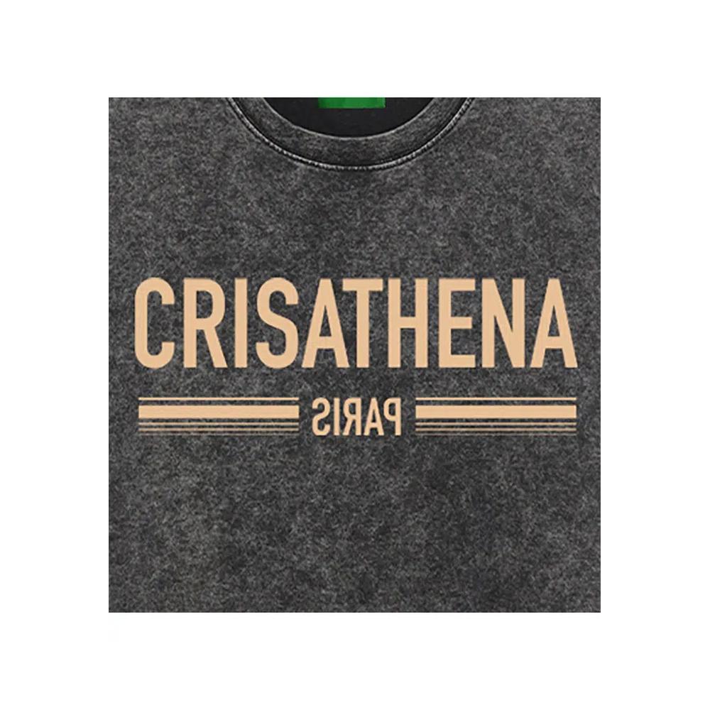 Футболка Crisathena Paris в черном цвете 3