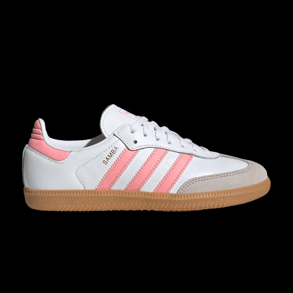 Кроссовки adidas Samba OG J 'White Semi Pink Spark' 1
