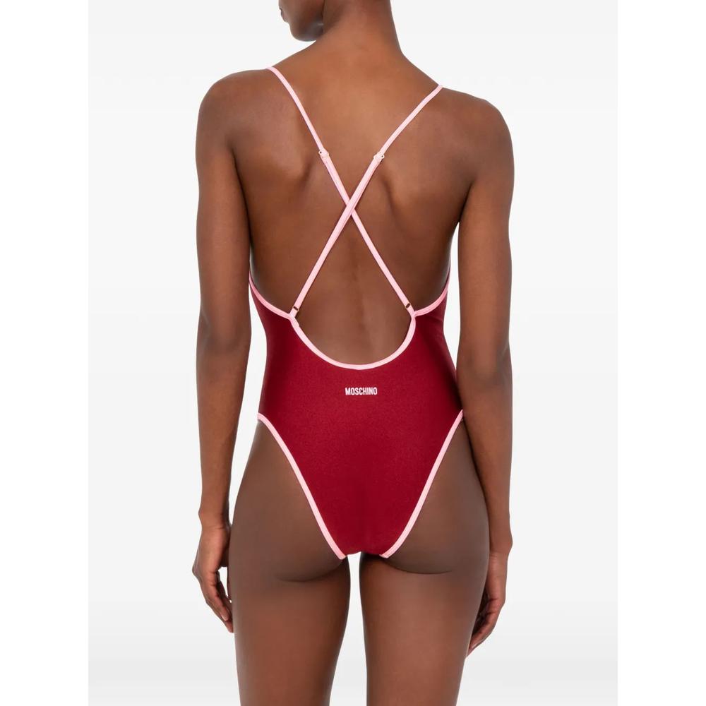 contrast-trim swimsuit 3