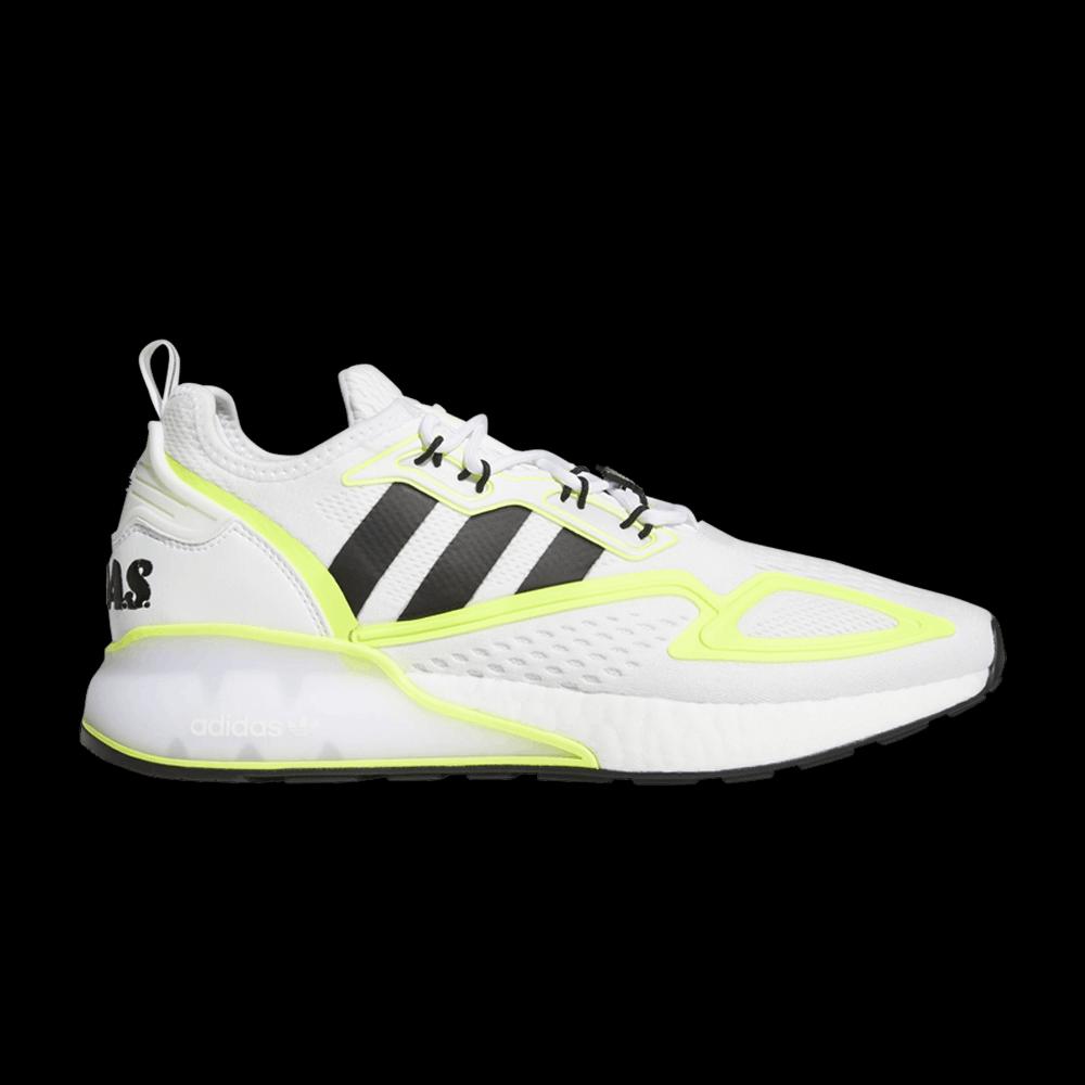 Кроссовки Adidas ZX 2K Boost 'White Solar Yellow' 1
