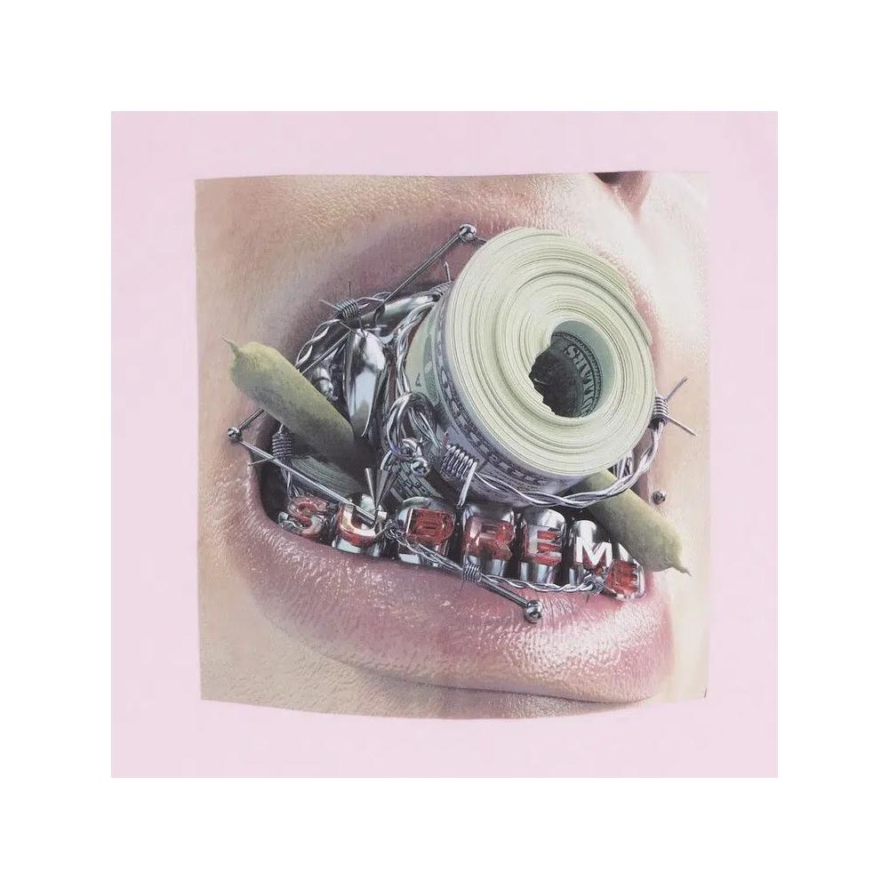 Футболка Supreme Braces Tee 'Светло-розовый' 3