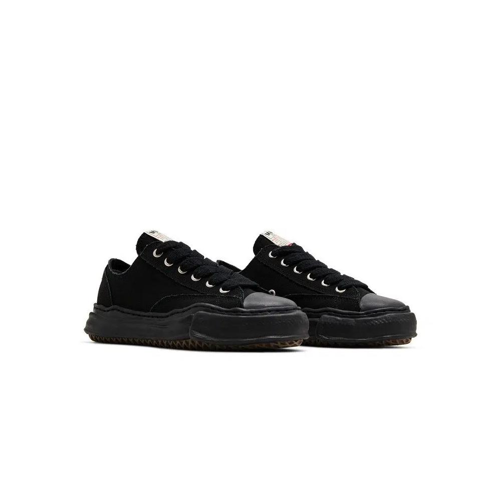 Кроссовки Maison Mihara Yasuhiro Peterson OG Sole Canvas Low 'Triple Black' 8