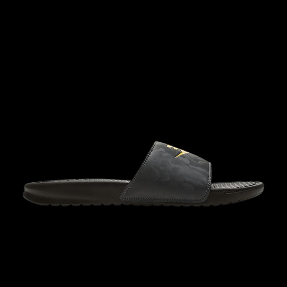 Слайды Nike Benassi Slide 'Black Camo Orange' 1