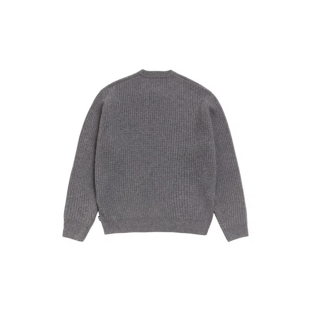 Свитеры Stussy Waffle Cashmere Sweater «Charcoal» 2