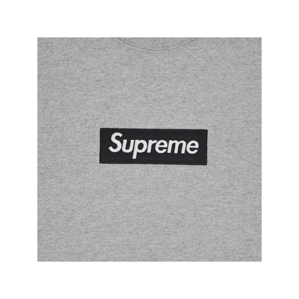 Свитера Supreme Box Logo Crewneck 'Heather Grey' 3