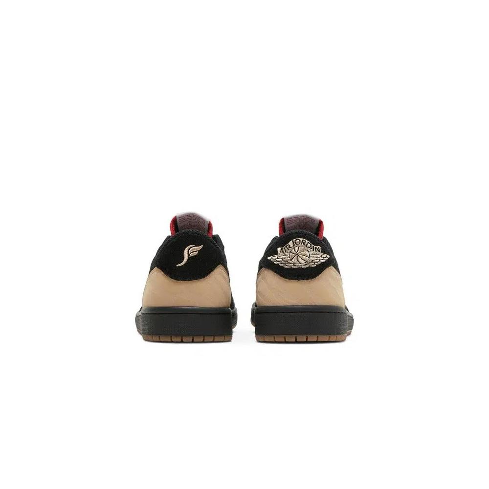 Повседневные баскетбольные кроссовки SoleFly x Air Jordan 1 Low Retro OG SP 'Everglades' 6