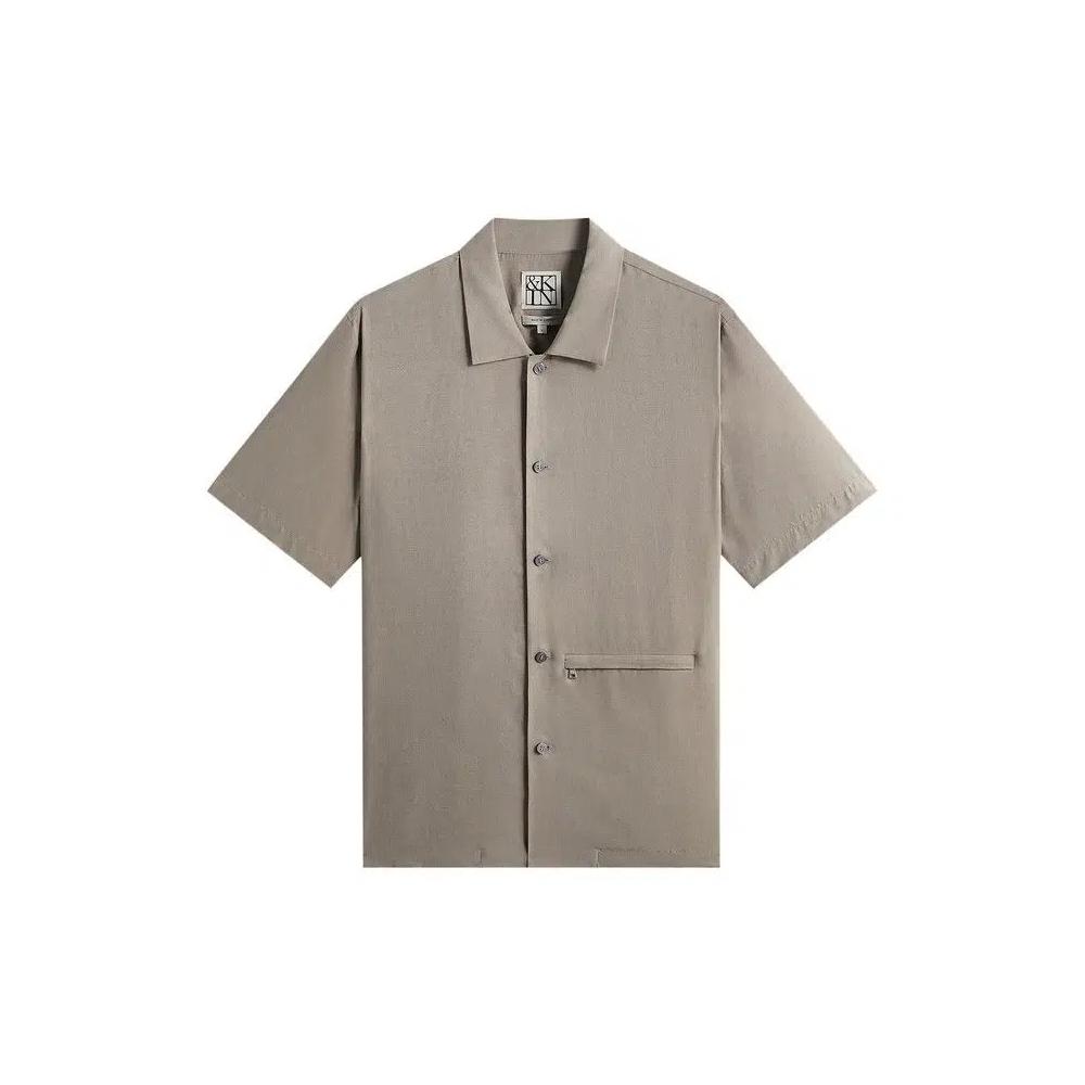 Рубашки на пуговицах Kith &Kin Cupro Linen Davenport Buttondown Shirt 'Astro' 1