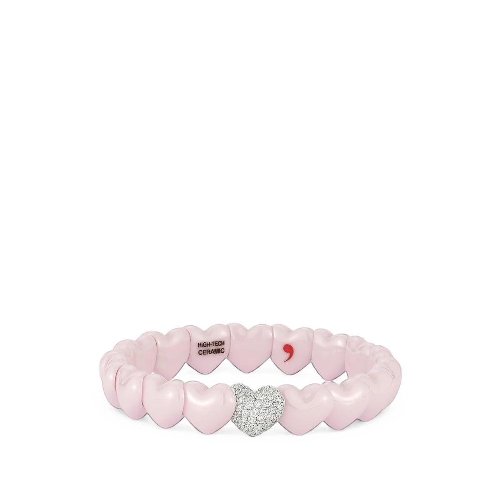 diamond and ceramic heart bracelet 2