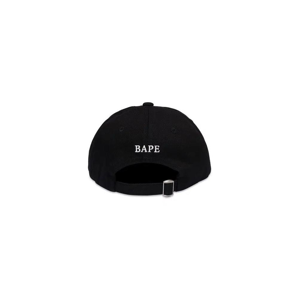 Бейсболки-защелки BAPE Ape Head Panel Cap 'Black' 2