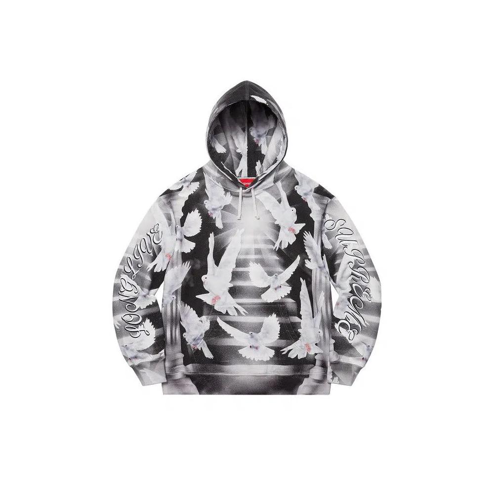 Худи Supreme Doves Hooded Sweatshirt 'Black' 1