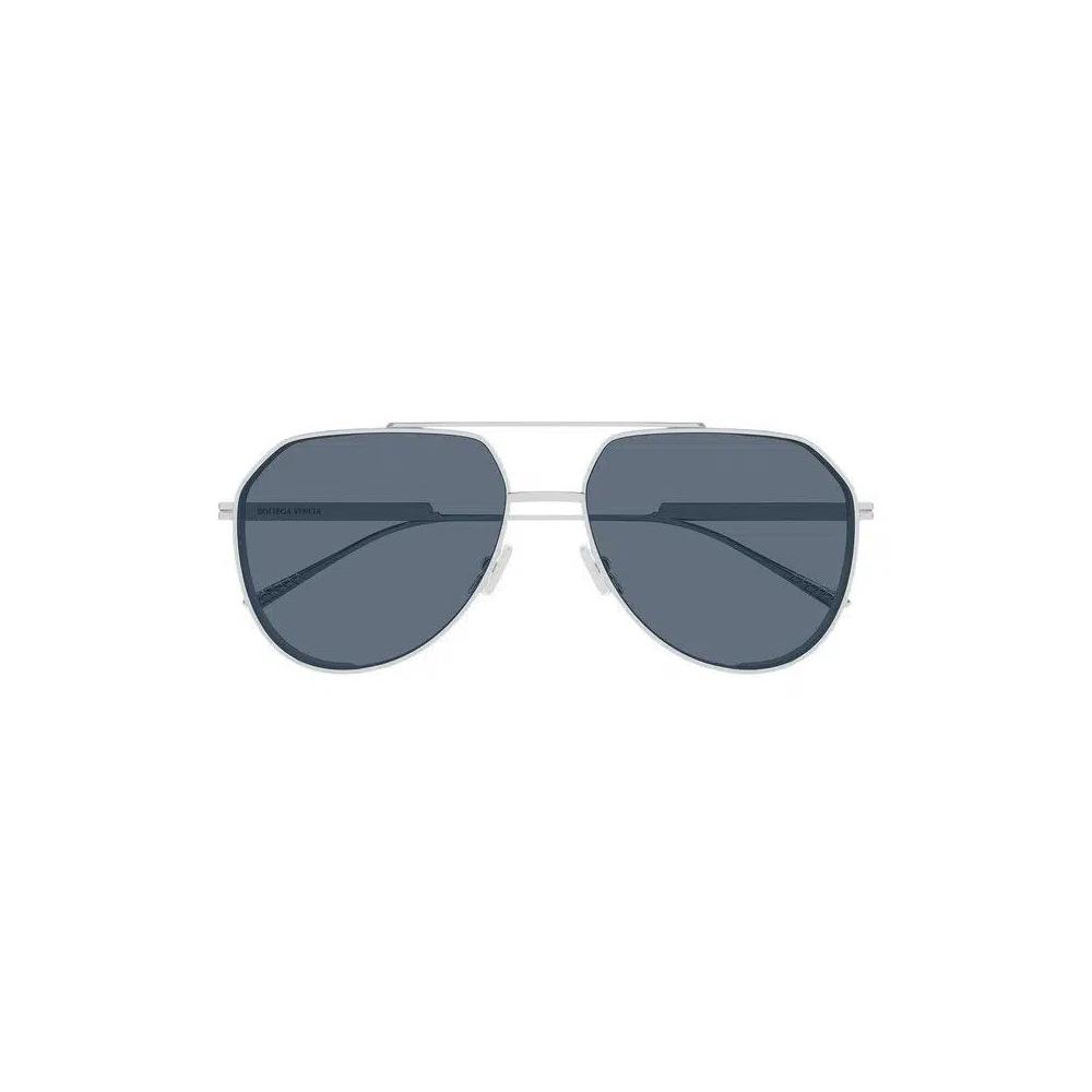 Солнцезащитные очки Bottega Veneta Pilot Shape 'Silver/Blue' 1