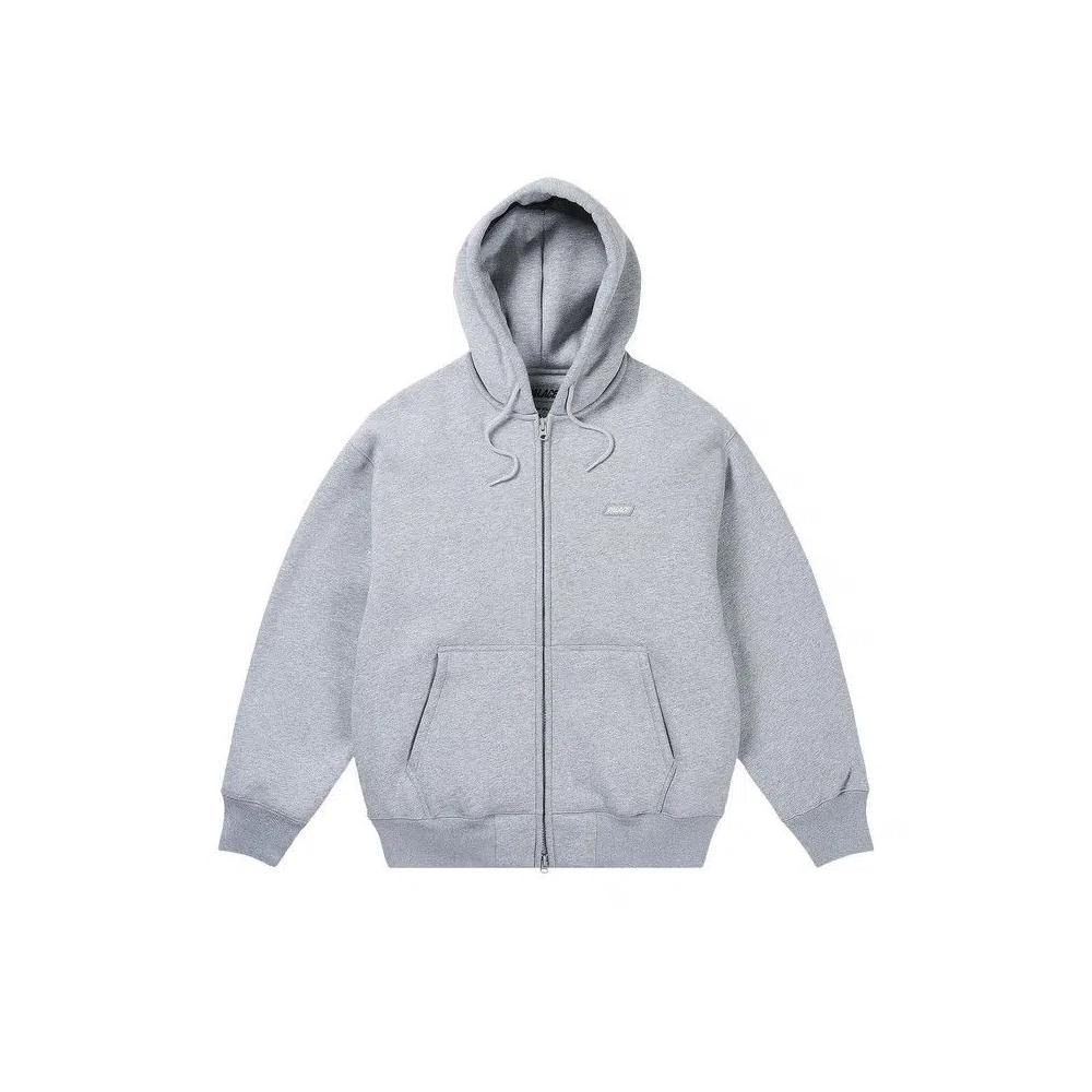 Толстовки Palace Thermal Bonded Zip Hood 'Grey Marl' 1