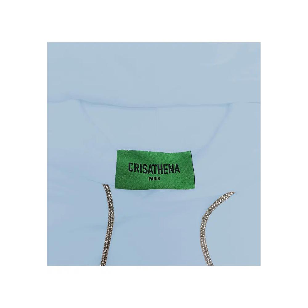Толстовка Crisathena Paris с капюшоном, синяя 4
