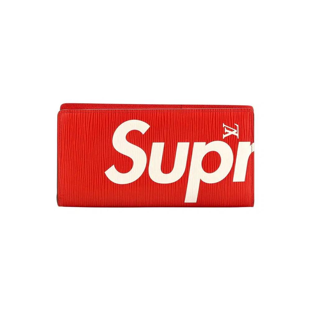 Кошельки Louis Vuitton x Supreme Brazza Wallet 'Red' 1