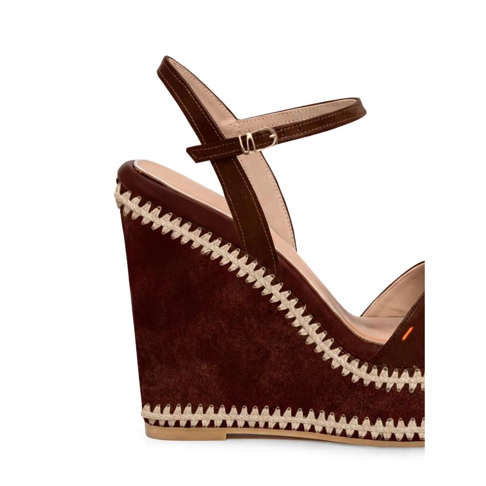 Tillie whipstitch-trim sandals 2