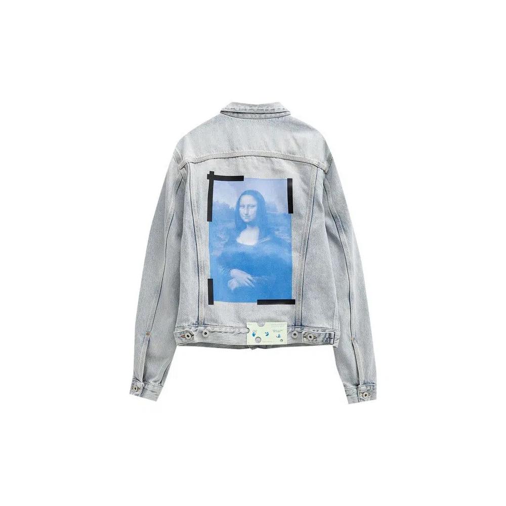 Джинсовые куртки Off-White La Gioconda Slim Denim Jacket 'Белизна/Белый' 2