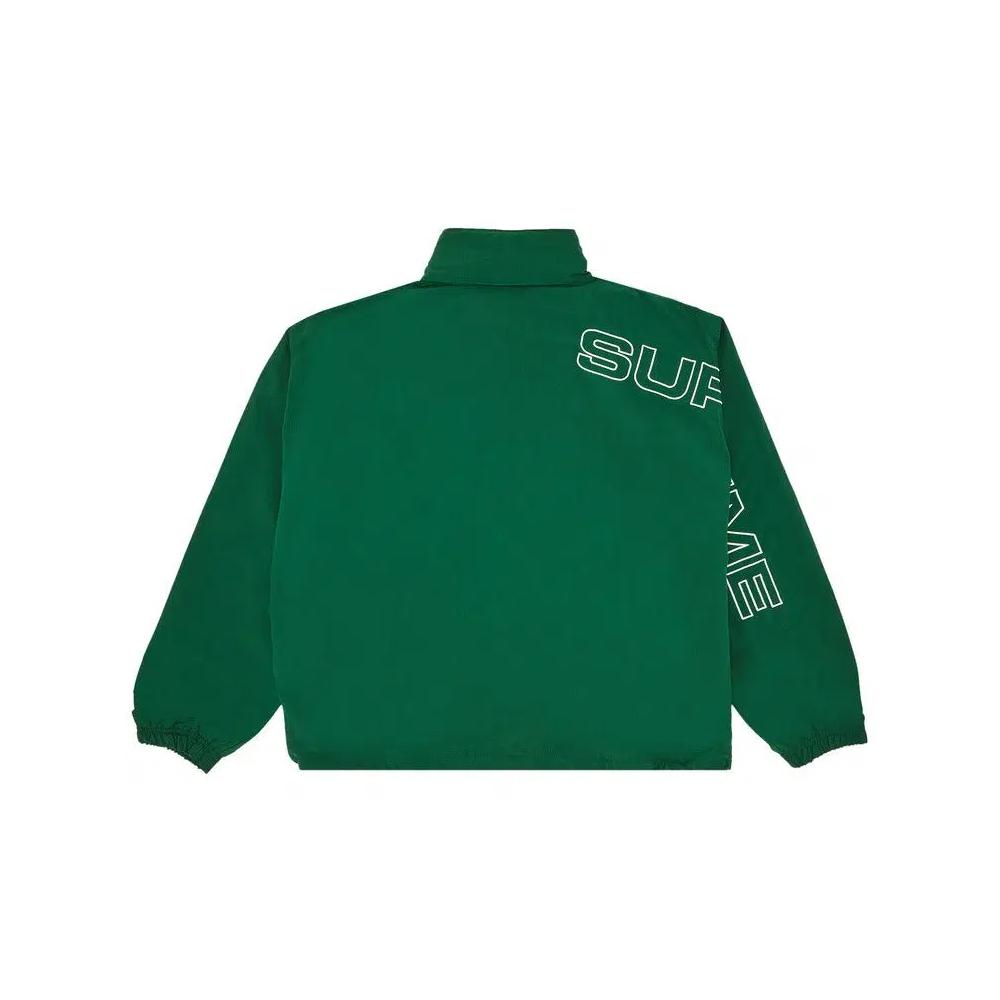 Куртки-бомберы Supreme Spellout Embroidered Track Jacket 'Dark Green' 2
