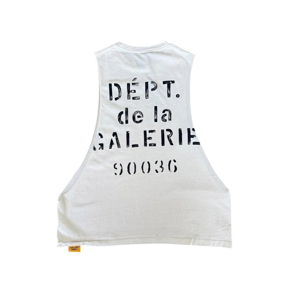 French logo-print tank top 2