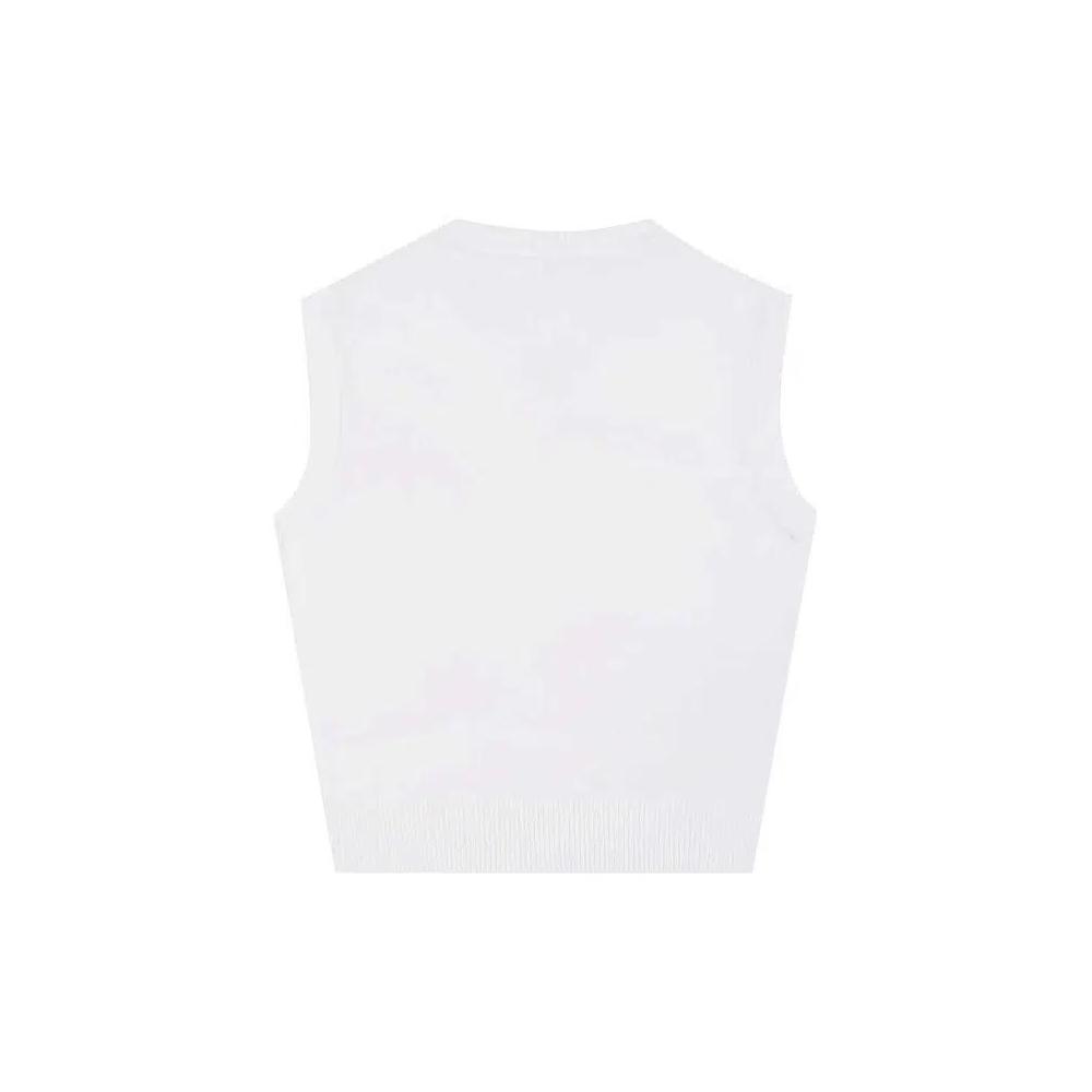 Жилеты Sporty & Rich Signature Logo Knitted Vest 'White' 2