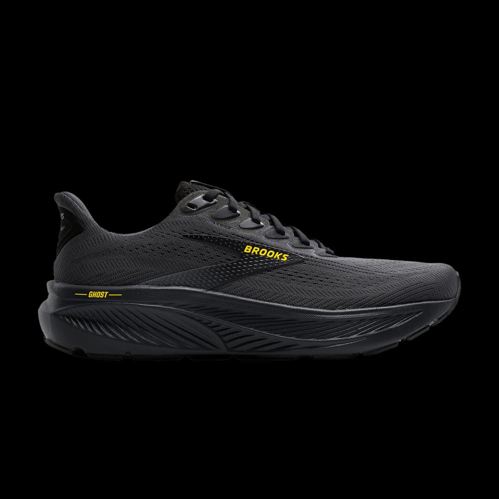 Кроссовки Brooks Ghost 17 'Ebony Yellow' 1