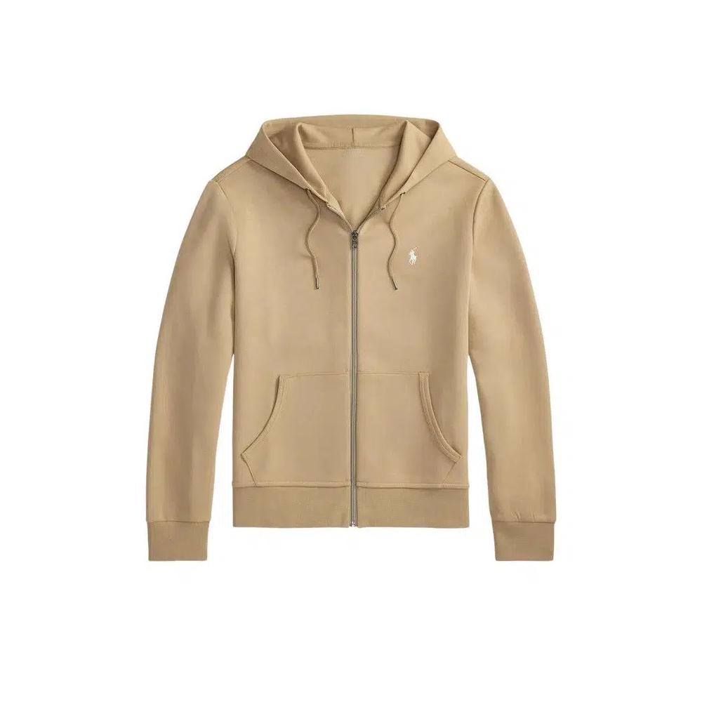 Худи Polo Ralph Lauren Long-Sleeve Double Knit Tech Full-Zip Hooded Sweatshirt Tan/C1730 Xl 'Surrey' 1