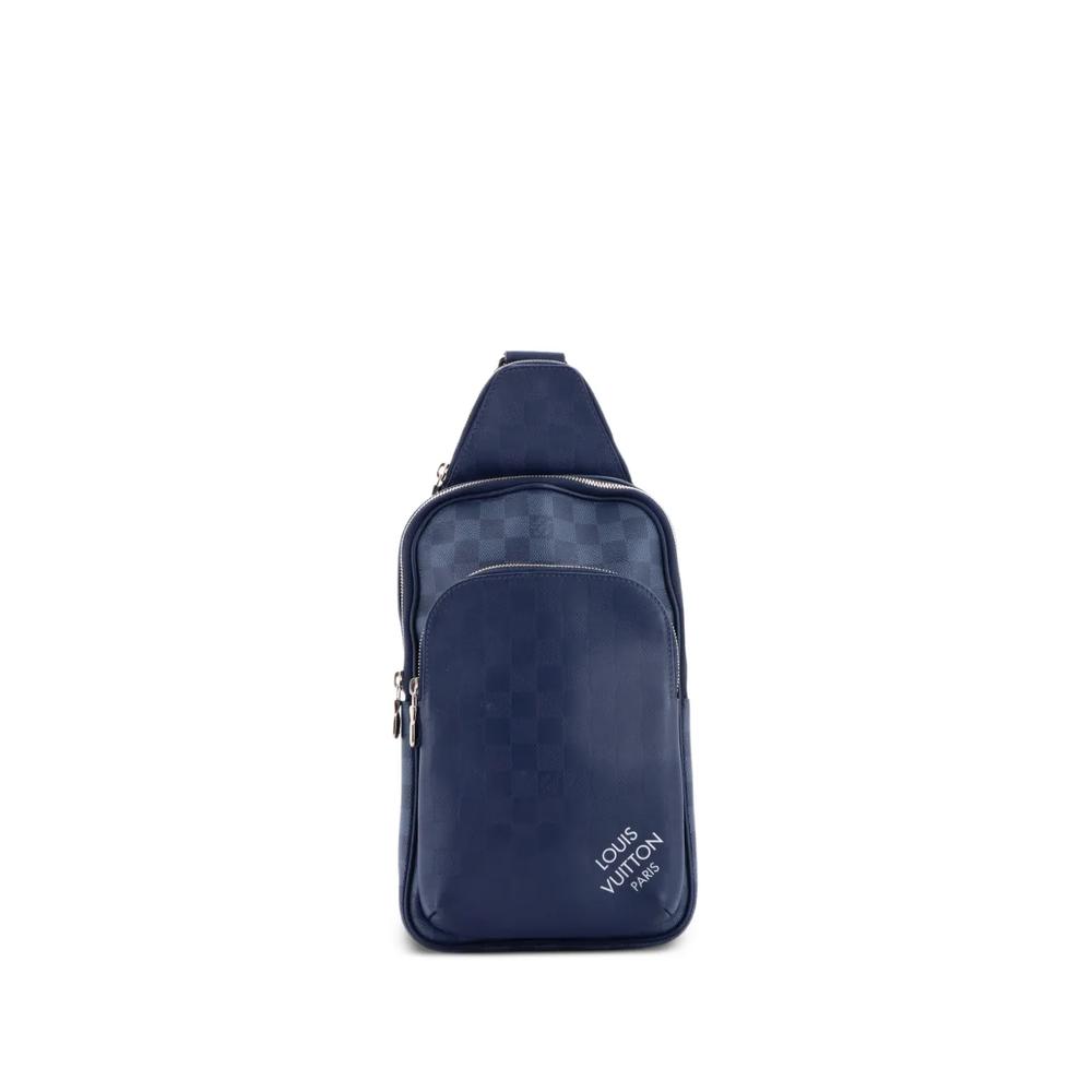 Сумка на плечо Avenue Sling Bag NM Damier Graphite and Damier Infini Leather 1