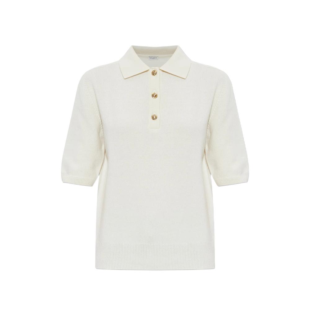 short-sleeve wool polo shirt 1