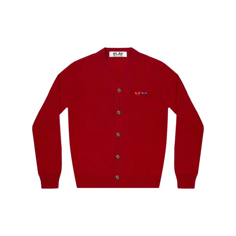 Кардиганы Comme des Garçons PLAY Double Heart Cardigan 'Red' 1