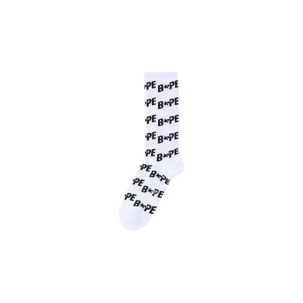 Носки и колготки BAPE Sta Socks 'Белый' 1
