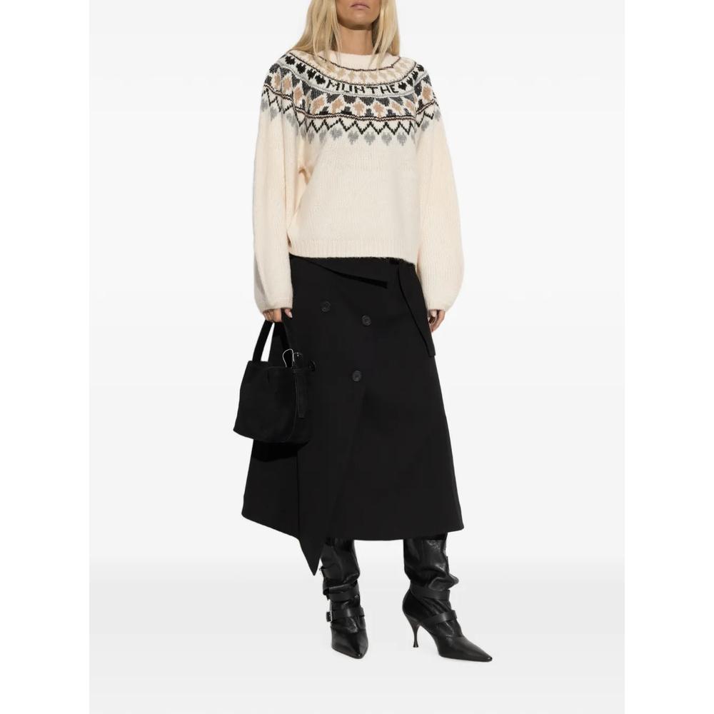 Vaffie sequin-embellished patterned sweater 2