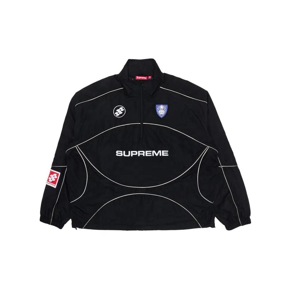 Куртки Supreme Reflective Piping Pullover 'Black' 1