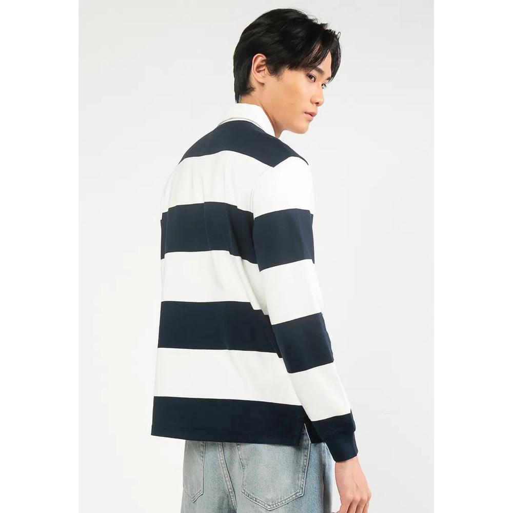Свободное регбийное поло в полоску - Tommy Jeans 2