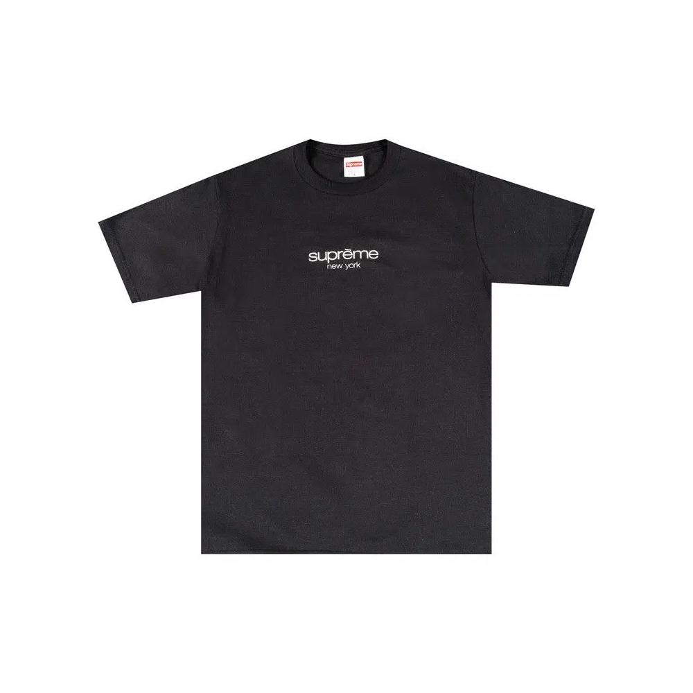Футболки Supreme Classic Logo Tee 'Black' 1