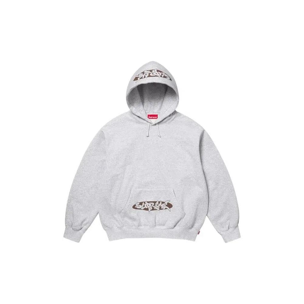 Худи Supreme New World Order Hooded Sweatshirt 'Ash Grey' 1