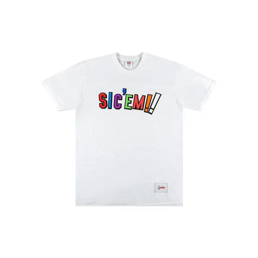 Футболки Supreme x WTAPS Sic'em! Tee 'Белый' 1