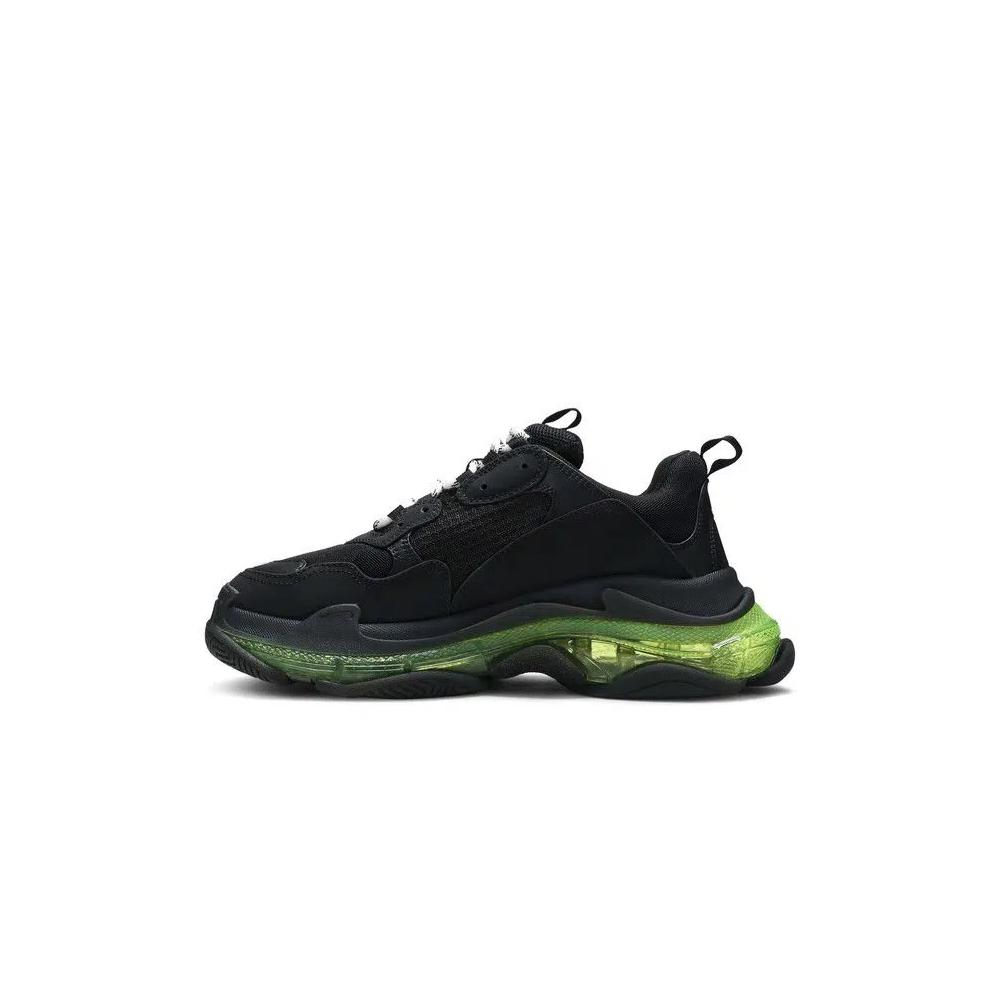 Кроссовки Balenciaga Triple S Sneaker 'Black Yellow Fluo' 3