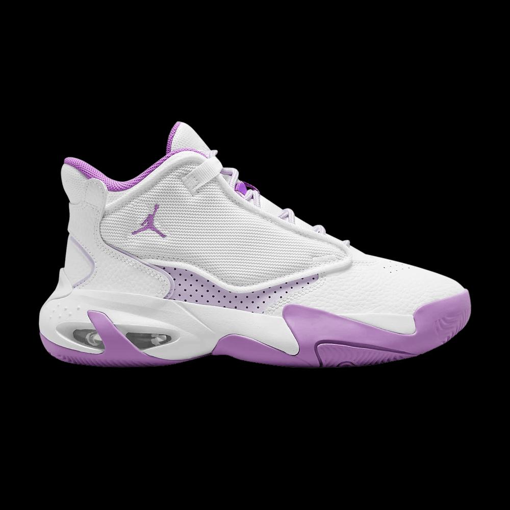 Кроссовки Air Jordan Max Aura 4 GS 'White Barely Grape' 1