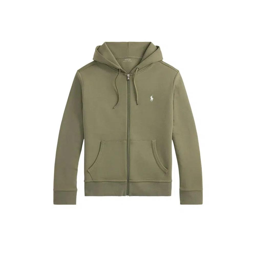 Худи Polo Ralph Lauren Long Sleeve Double Knit Tech Full Zip Hooded Sweatshirt 'Cruise Olive' 1