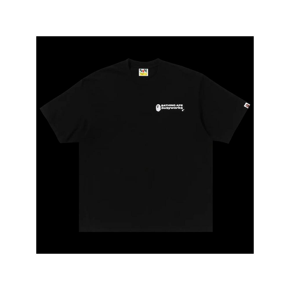 Футболки BAPE Logo Relaxed Fit Tee #2 «Black» 1