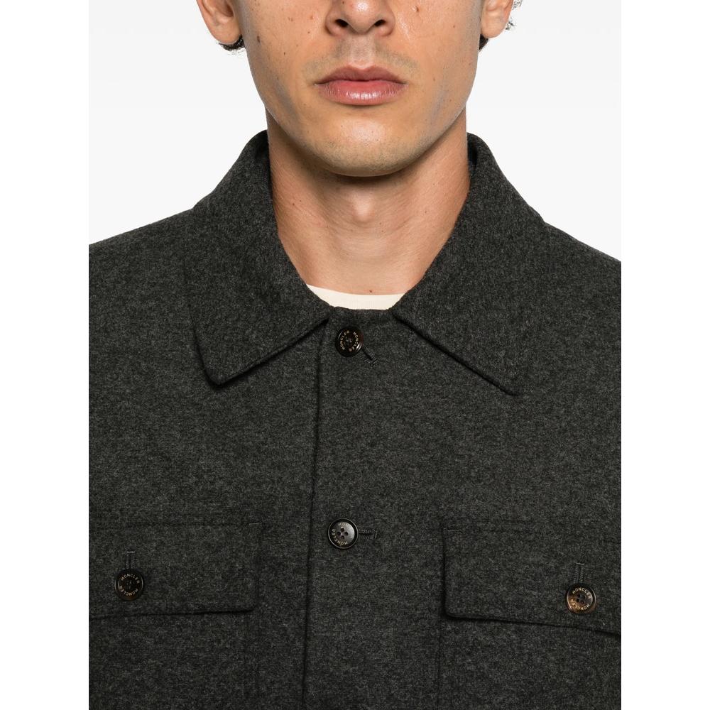 logo-patch overshirt jacket 5