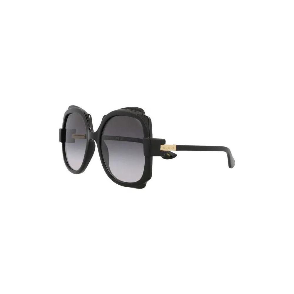 Солнцезащитные очки Gucci Round Injection 'Black/Grey' 3