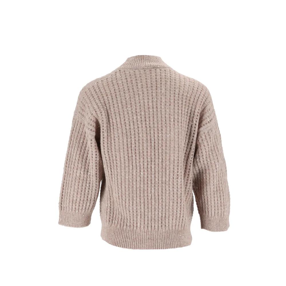 sequin-embellished chunky-knit sweater 2